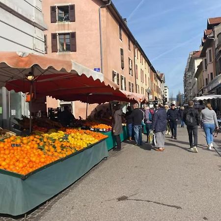 Le Jane : Centre Ville, Garage, Balcon Annecy Bagian luar foto