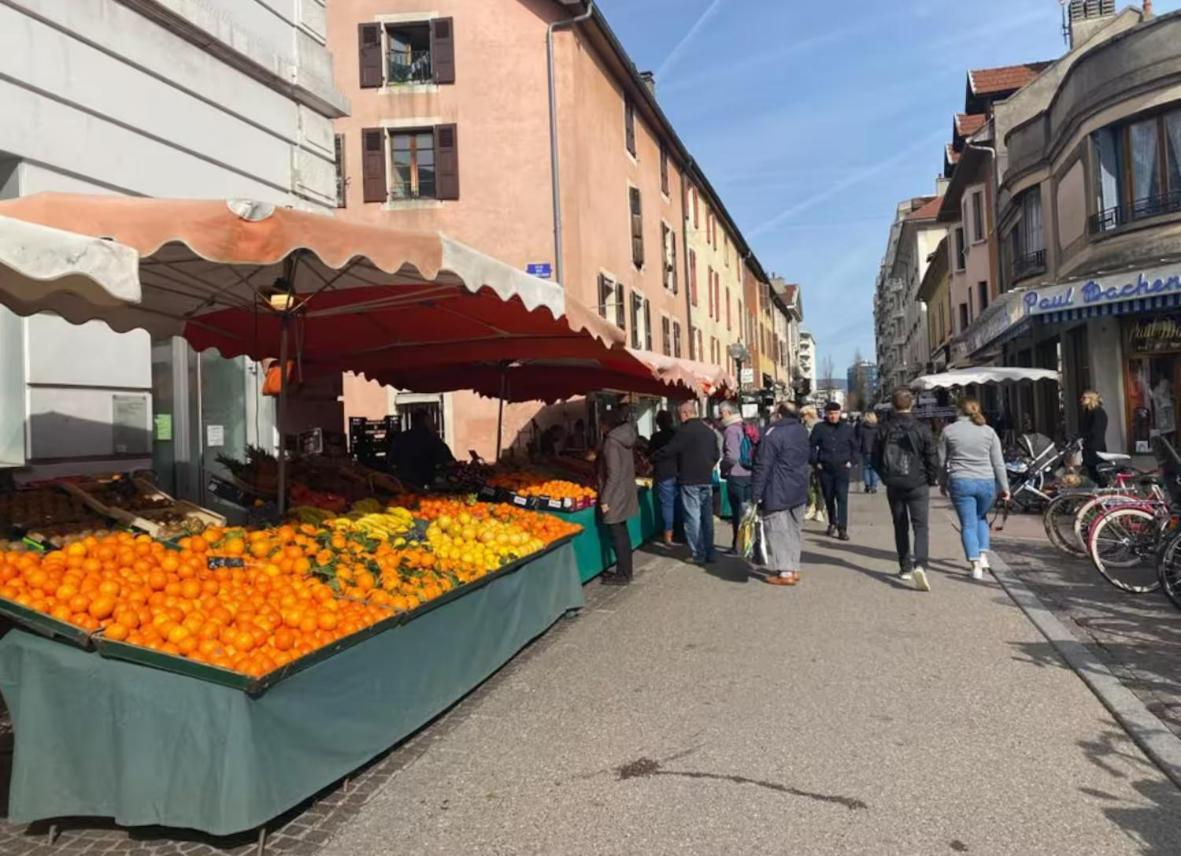 Le Jane : Centre Ville, Garage, Balcon Annecy Bagian luar foto